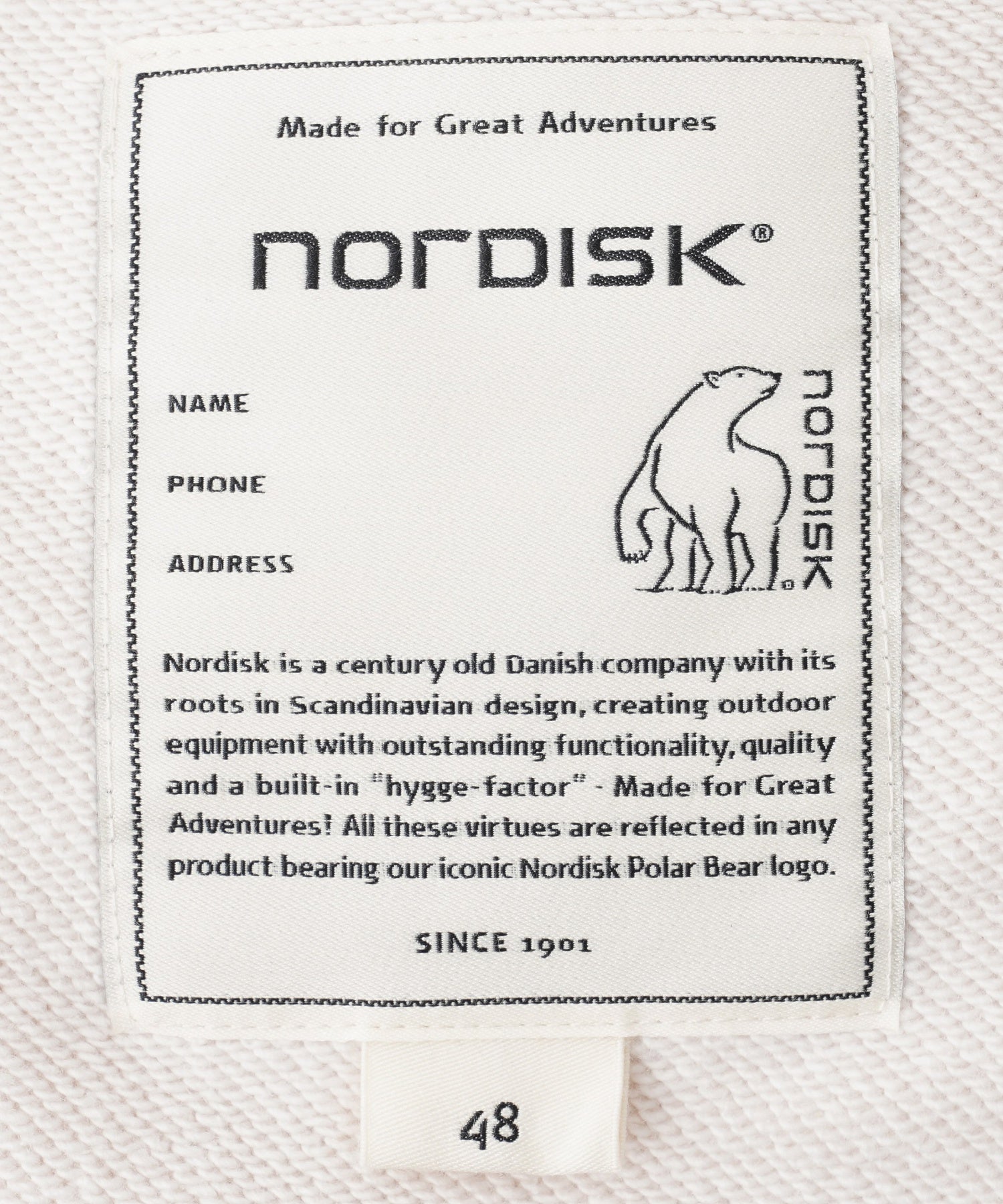 NORDISK/ノルディスク/OG COTTON HYGGE SWEAT SHIRT/NU11402