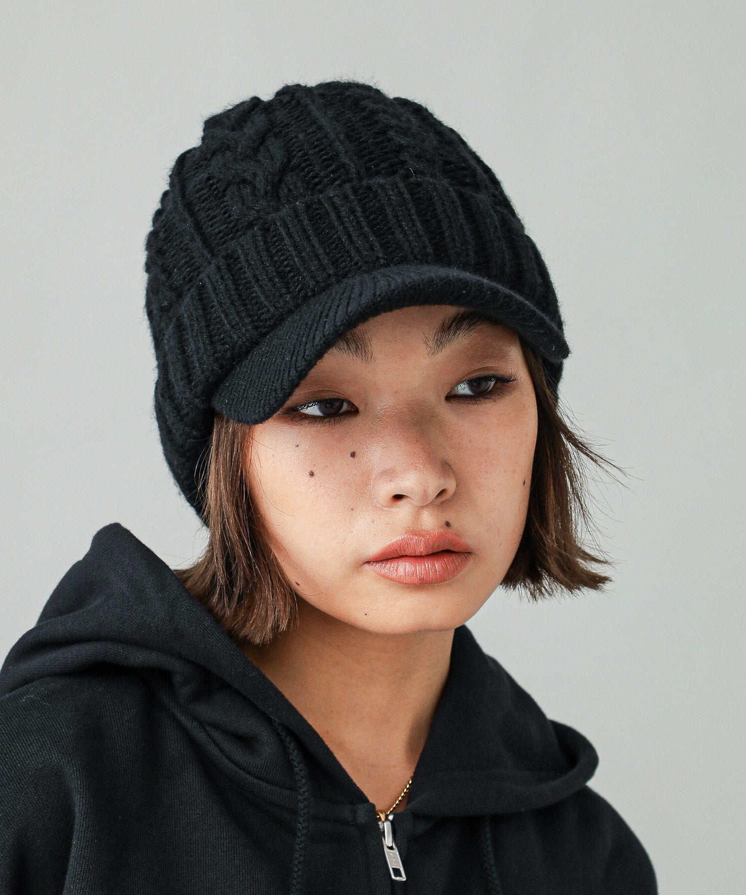 KNIT CASQUETTE