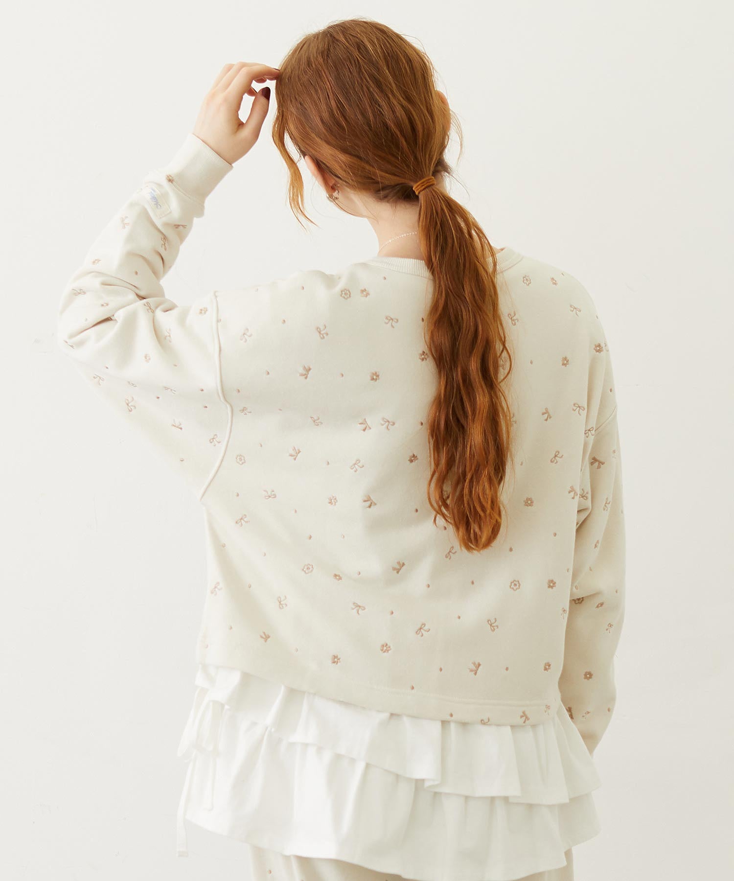 EMBROIDERY SWEAT JACKET