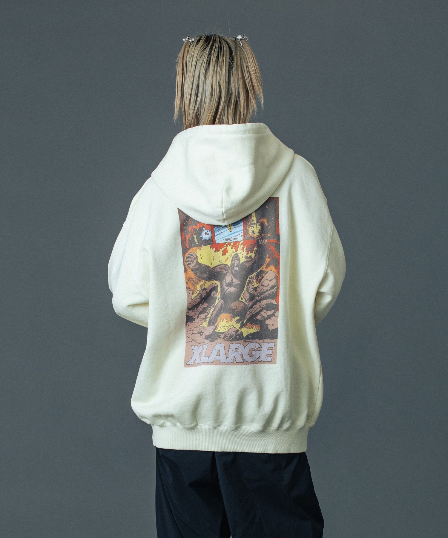 XLARGE COMIC TWO HOODED SWEATSHIRT