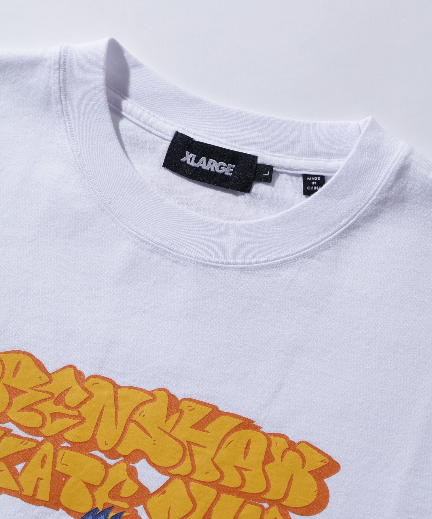 XLARGE×CRENSHAW SKATE CLUB VANDALISED POLICE CAR S/S TEE