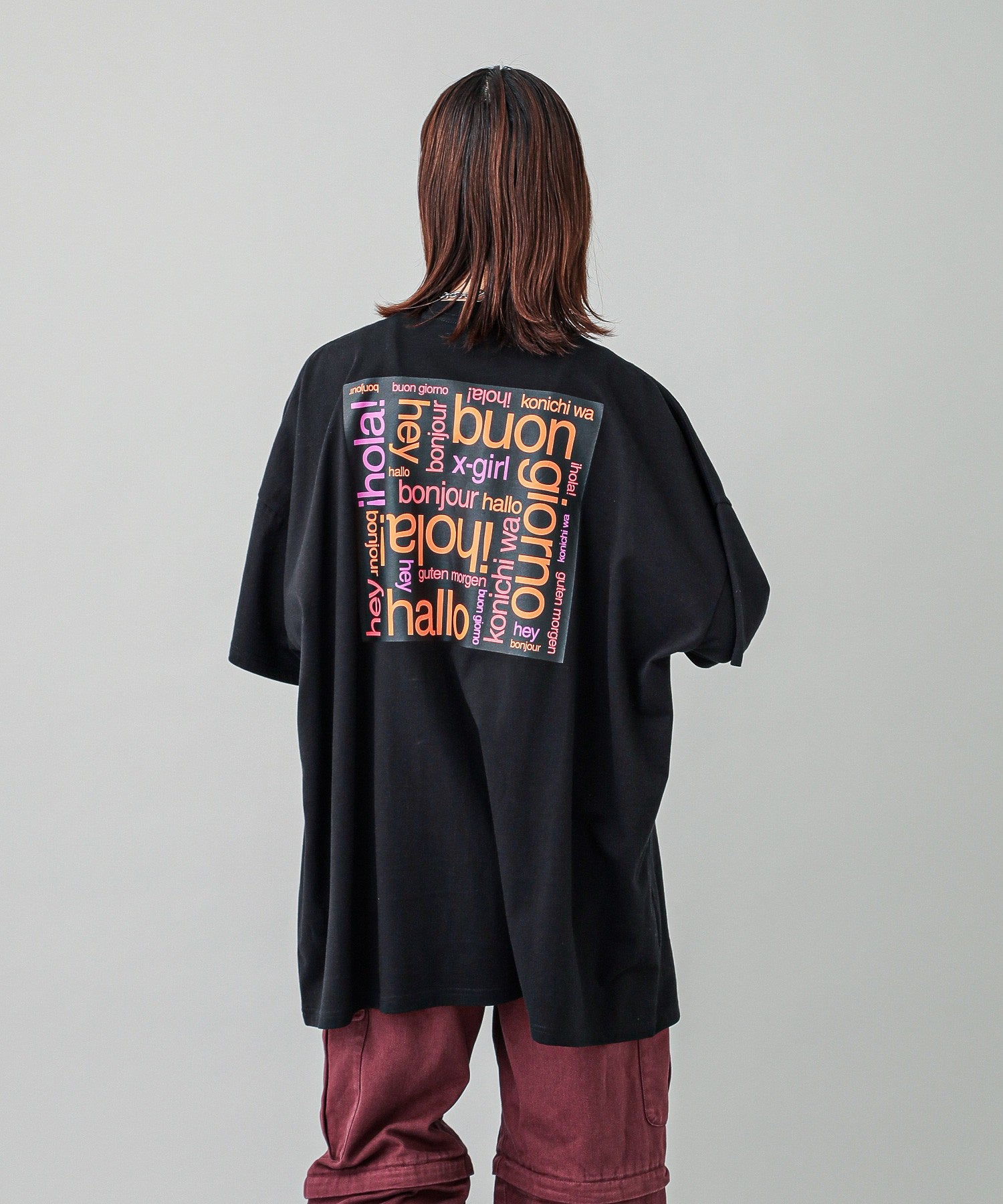 BONJOUR LOGO S/S BIG TEE DRESS
