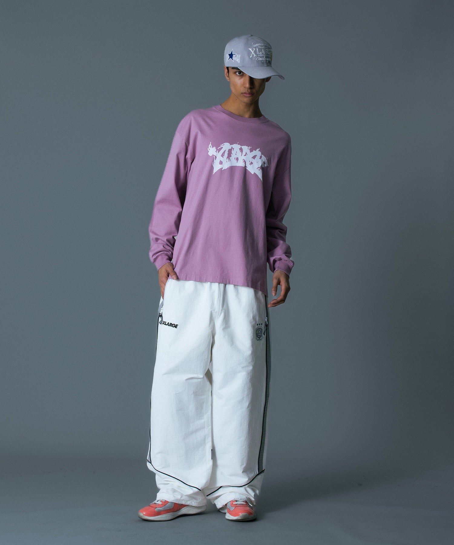 NYLON TRACK PANTS