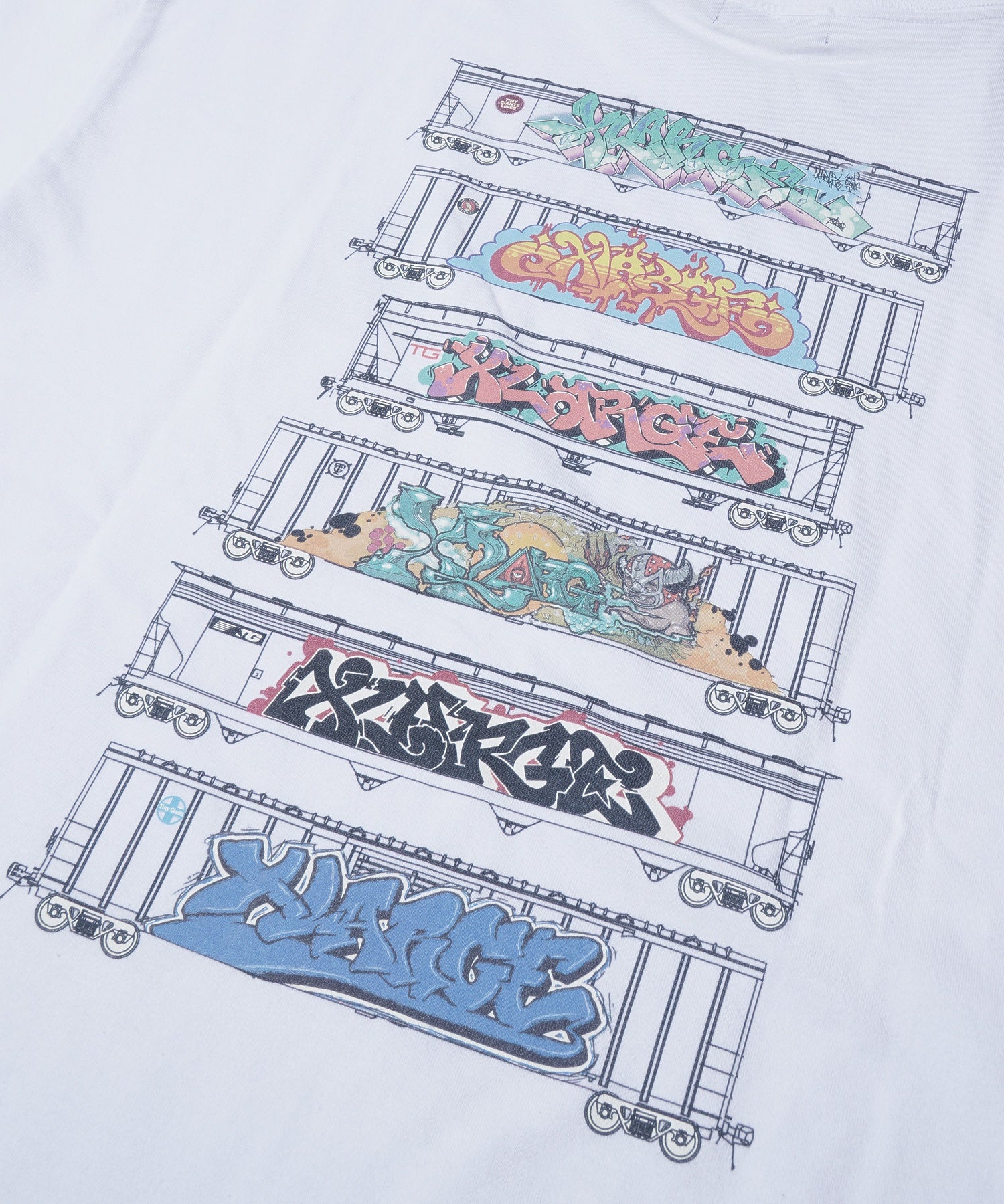 XLARGE×TINY GIANTS S/S TEE calif-ART