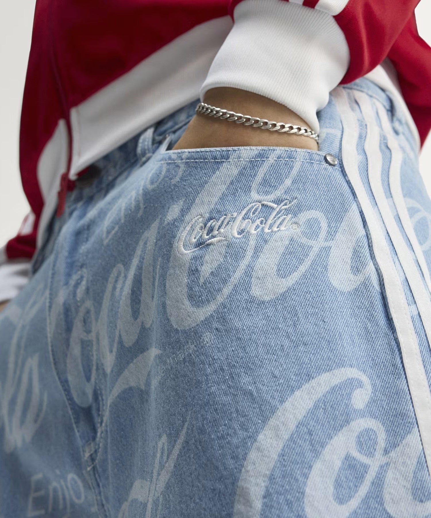 ADIDAS/アディダス/COCA COLA CLASSIC SPORT DENIM SHORT KY2112