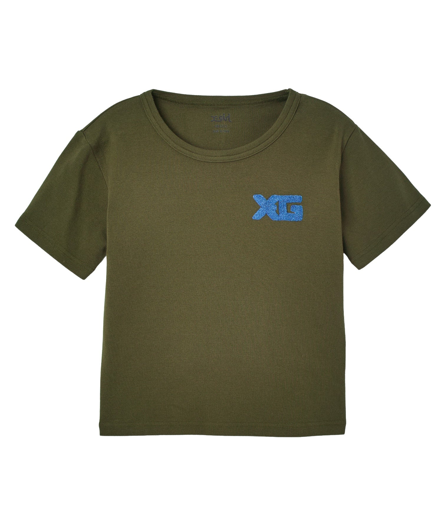 CHENILLE EMBROIDERED XG LOGO S/S BABY TEE