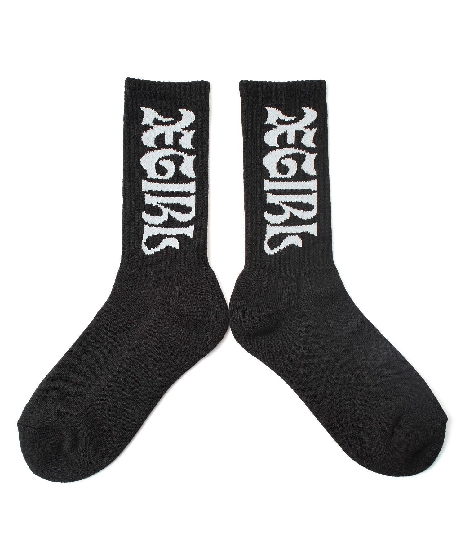 WIDE GOTHIC LOGO JACQUARD SOCKS