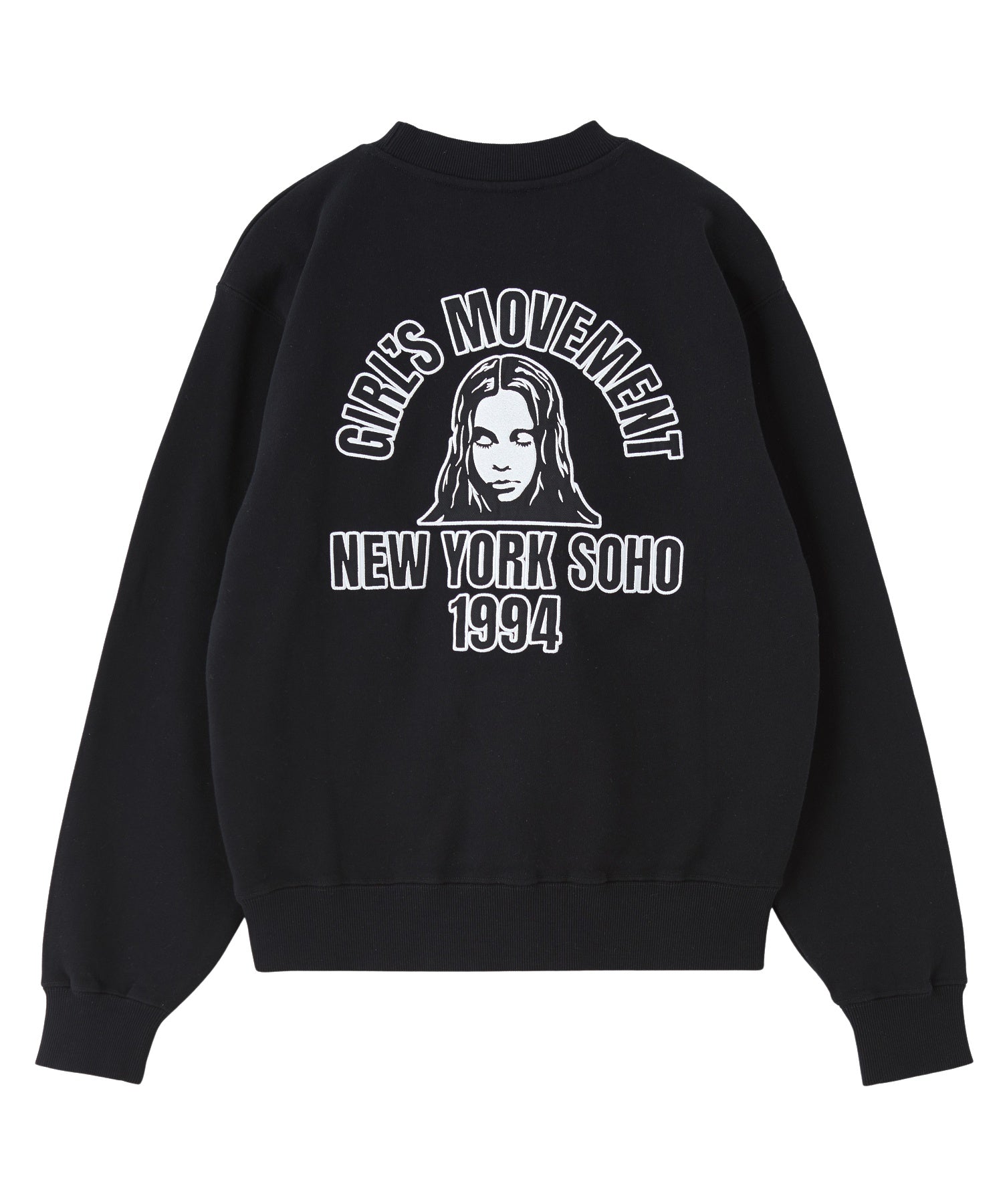 ARCH LOGO AND FACE PATCH SWEATSHIRT