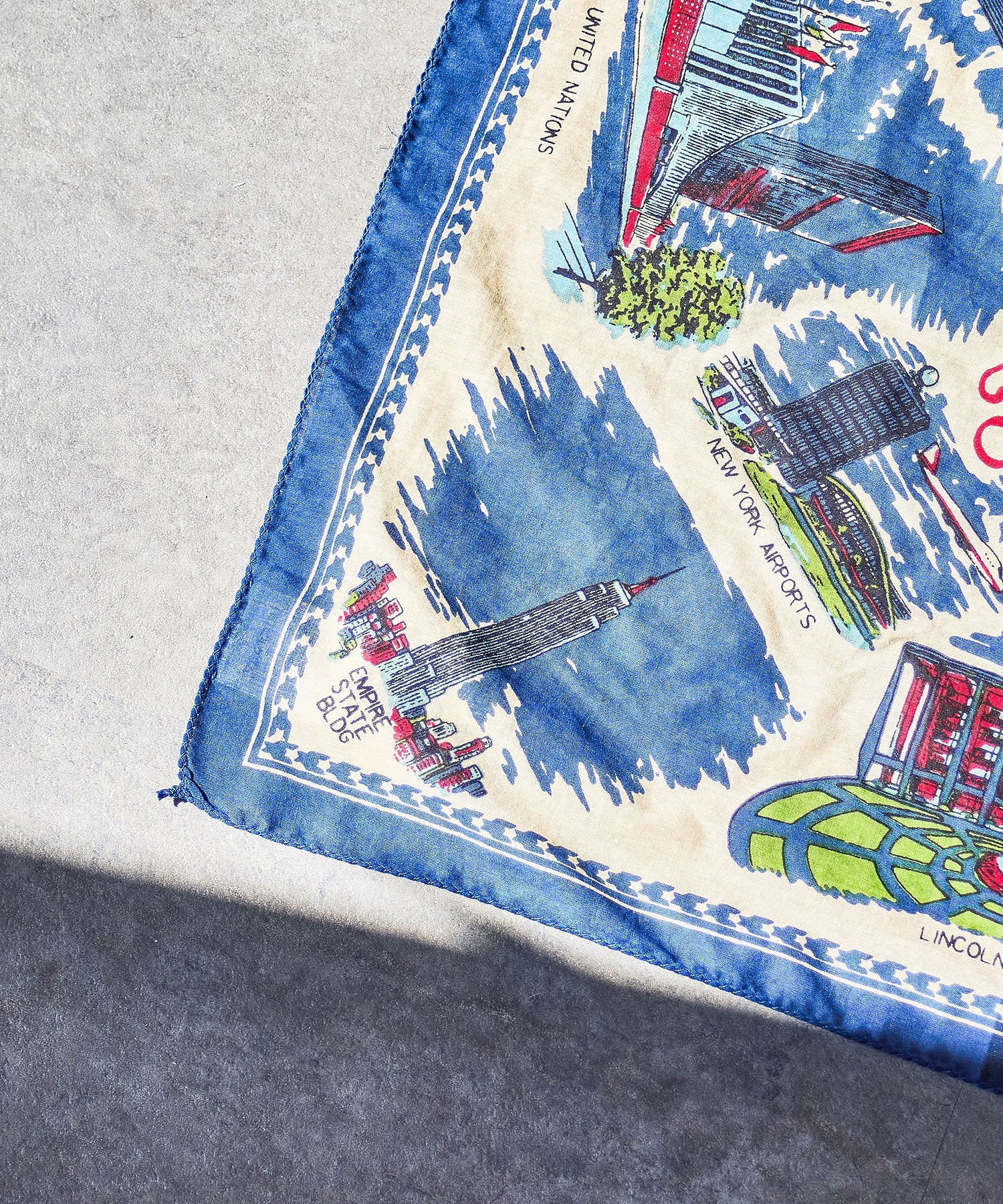 BINDU/COTTON VOILE NEW YORK MAP3 BANDANA