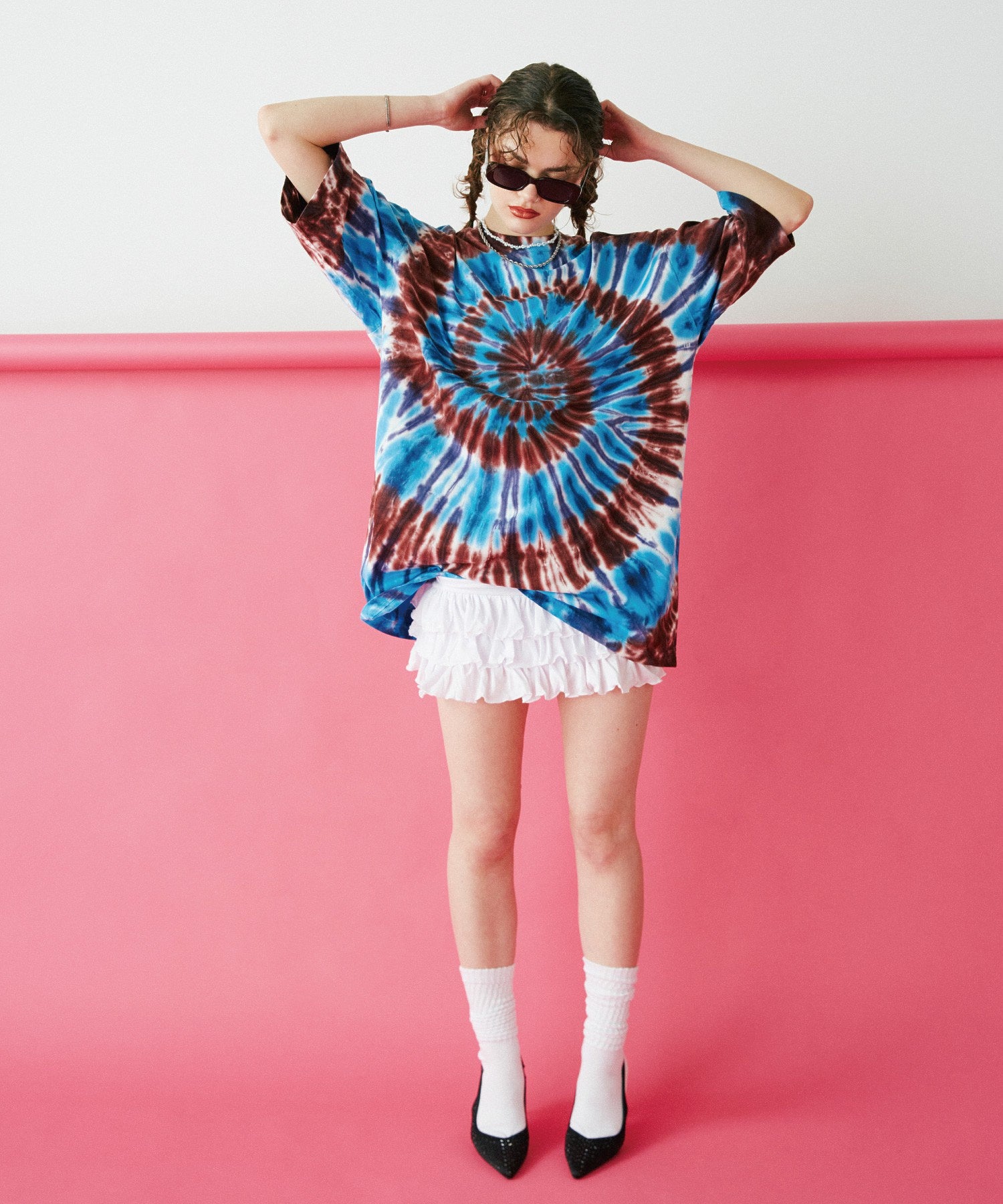 mag.by c/BLEACH＆TIE DYE BIG-TEE