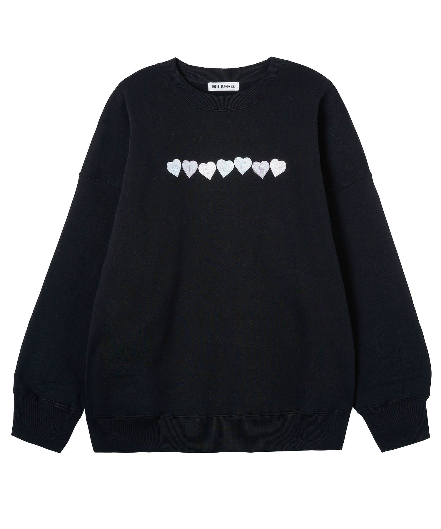 HEART EMBROIDERY BIG SWEAT TOP MILKFED.