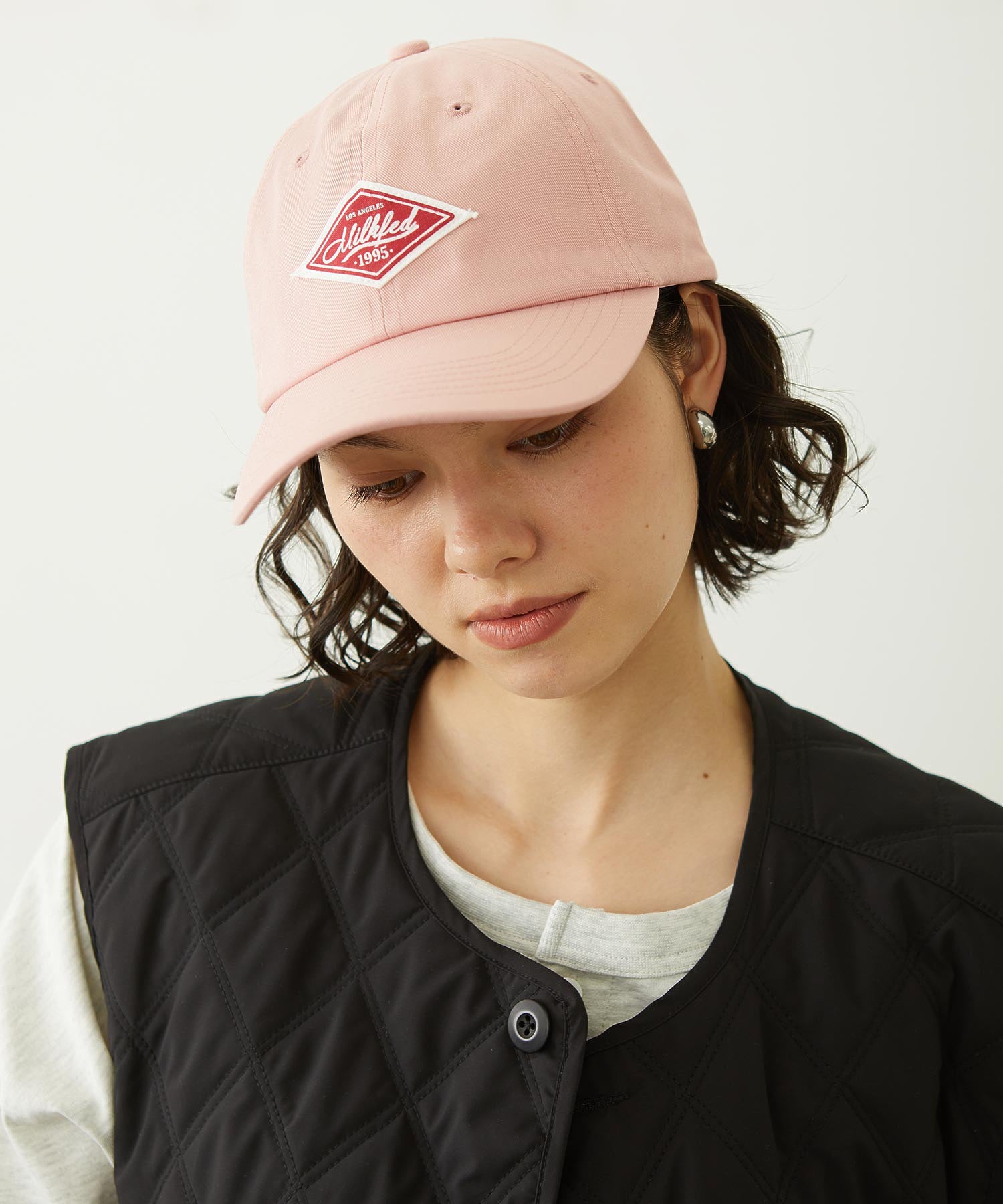 LABEL TWILL CAP
