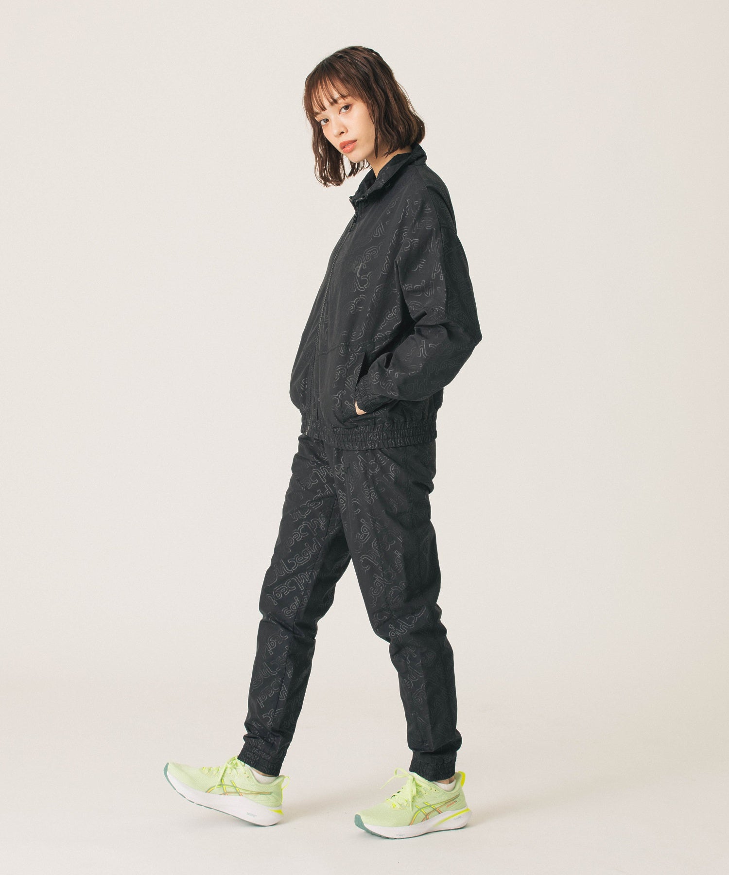LOGO WIND UP PANTS