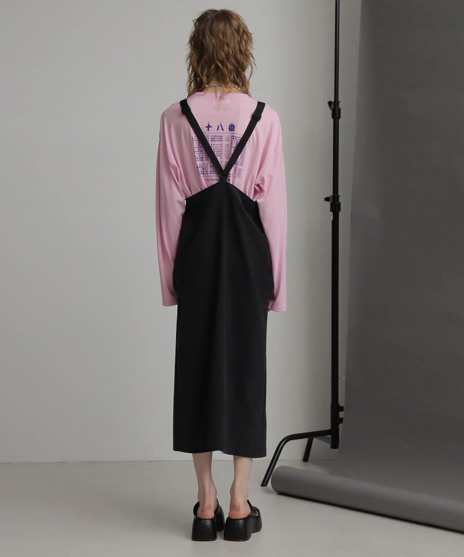 GENE HEAVENS×THOUSAND MILE<br><br>サウザンドマイル コラボレーション フロントジップ サロペット