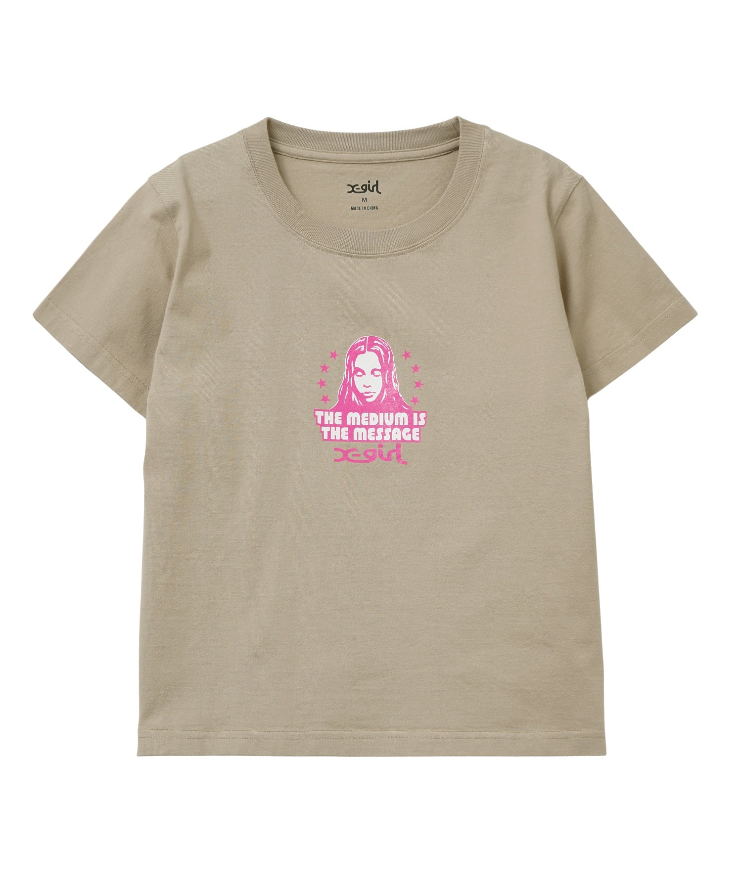 STAR AND FACE S/S BABY TEE