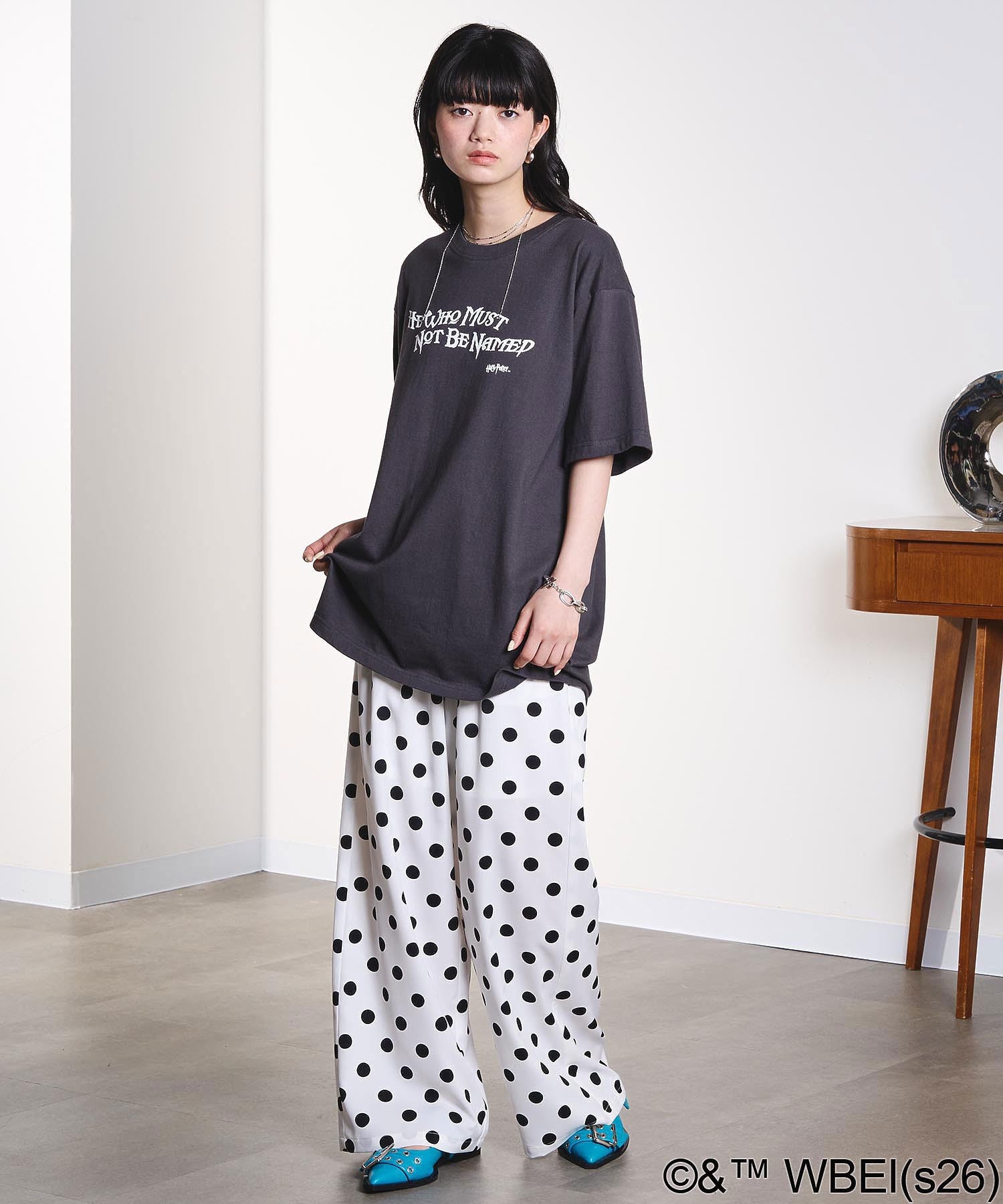 model:163cm 着用サイズ:L