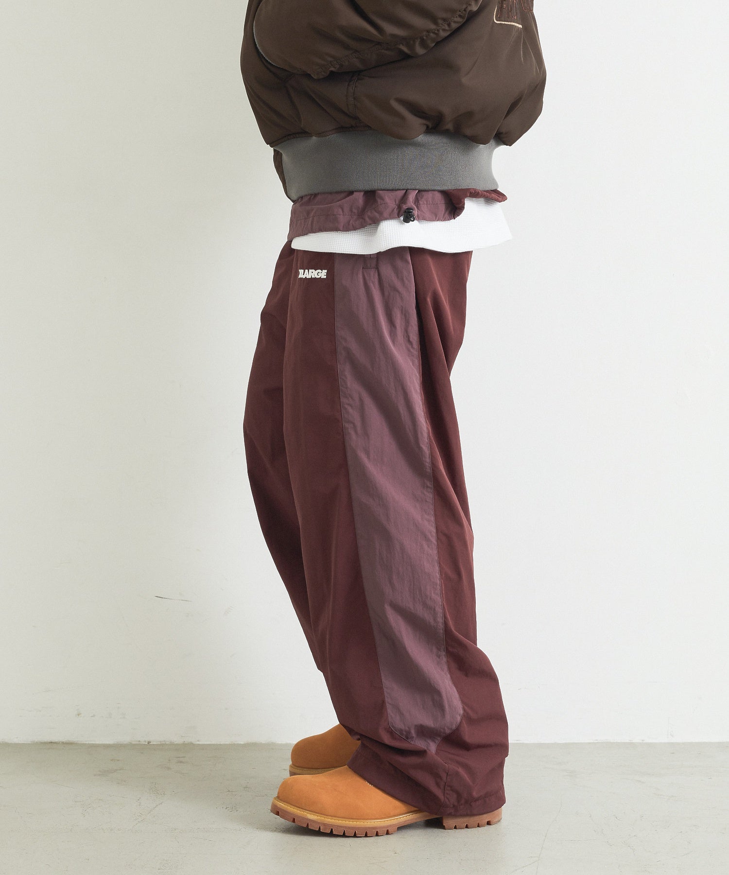 NYLON PANELED PANTS