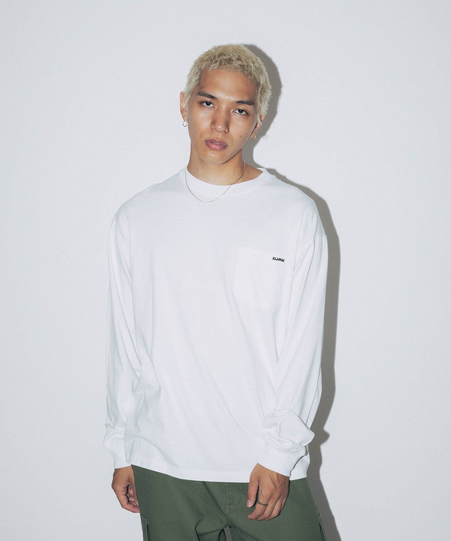 MINI STANDARD LOGO L/S POCKET TEE