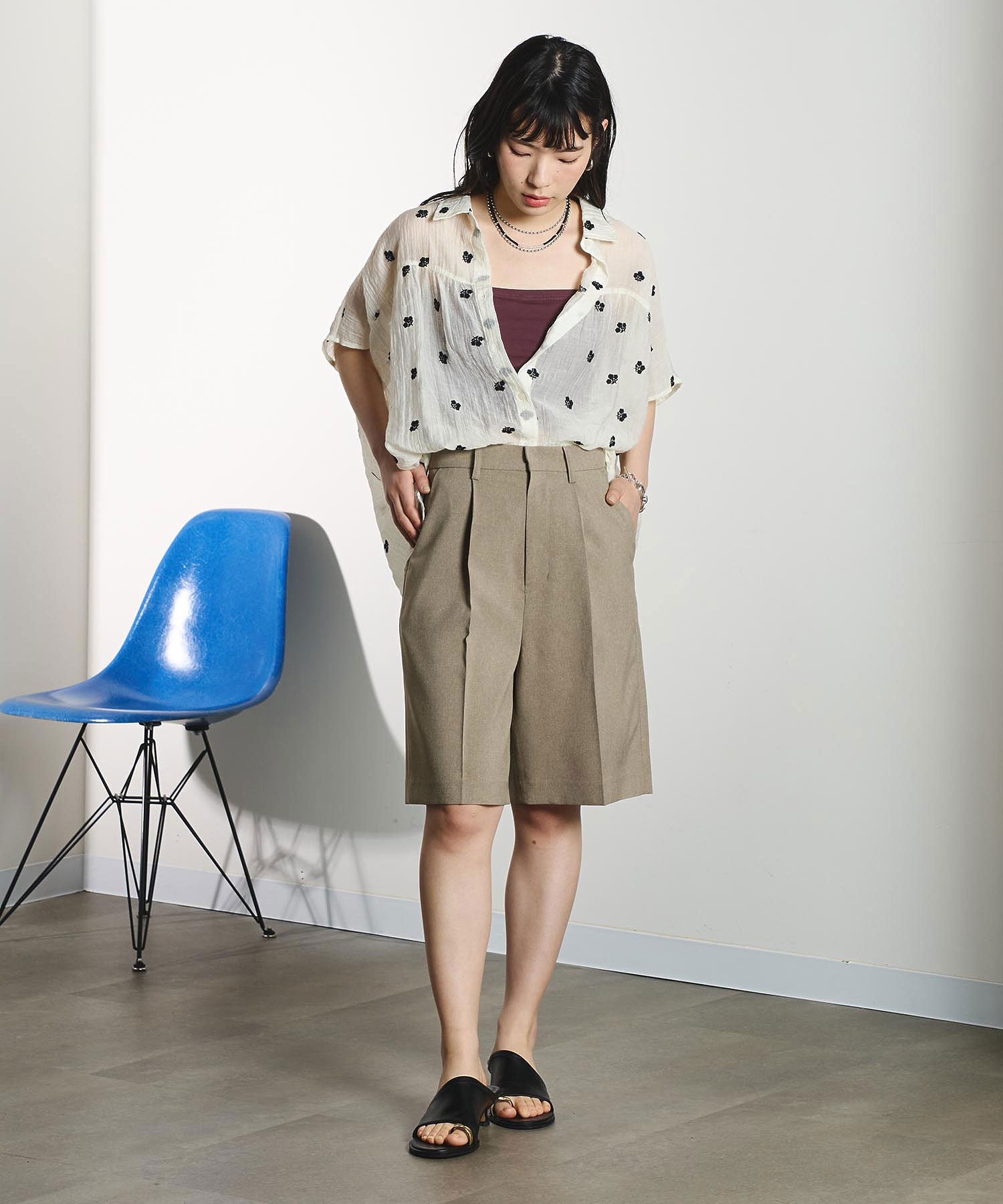 model:163cm 着用サイズ:ONE SIZE
