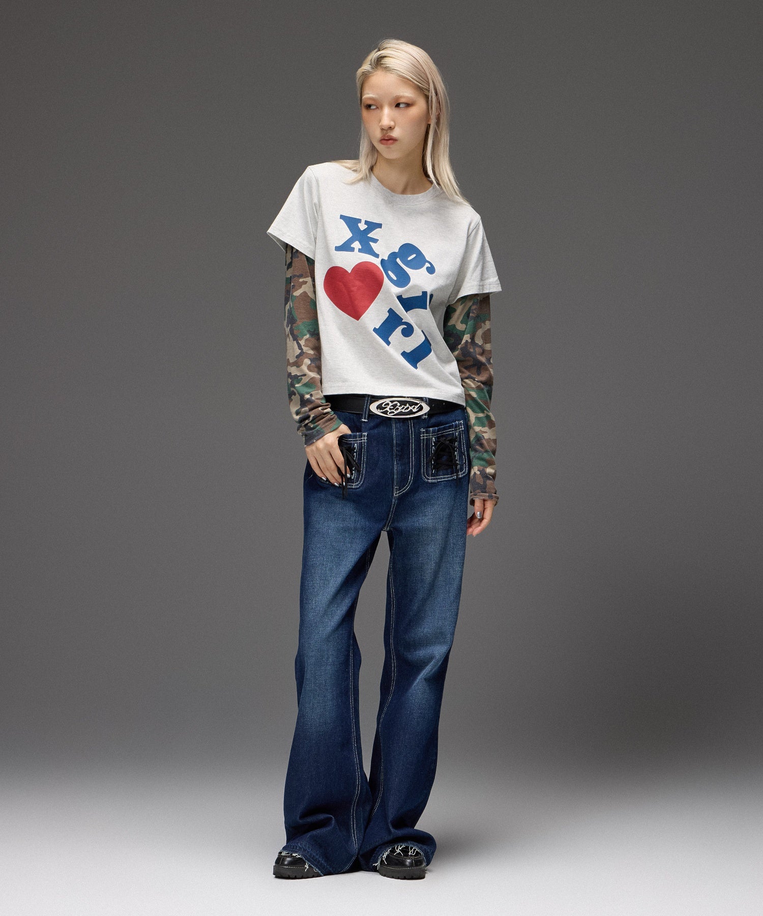 LAYERED STYLE L/S COMPACT TEE