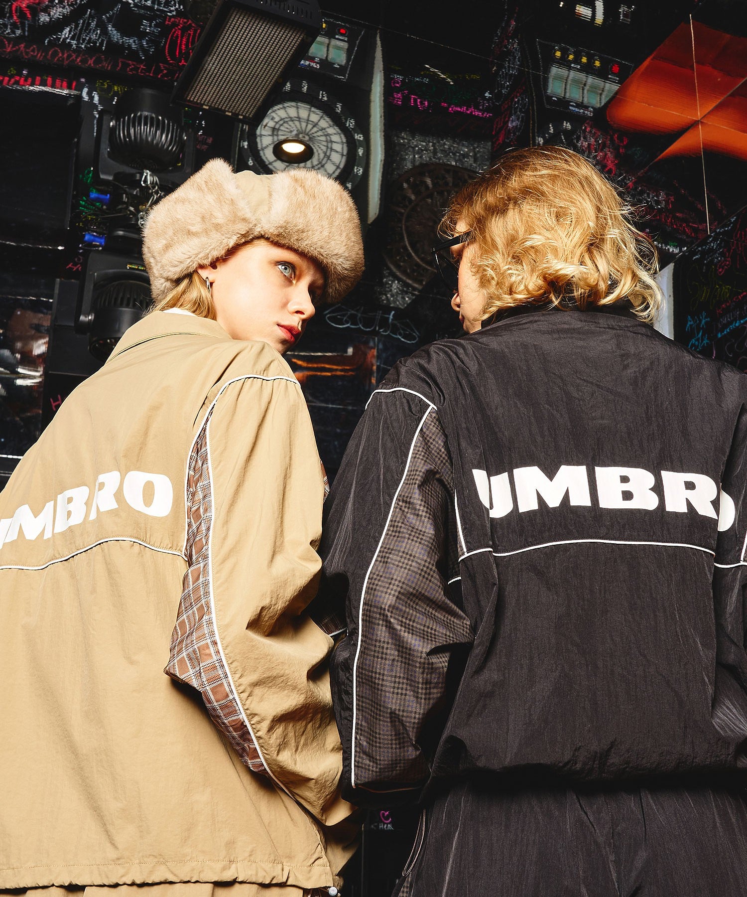 UMBRO × ROSE BUD/NYLON PANTS