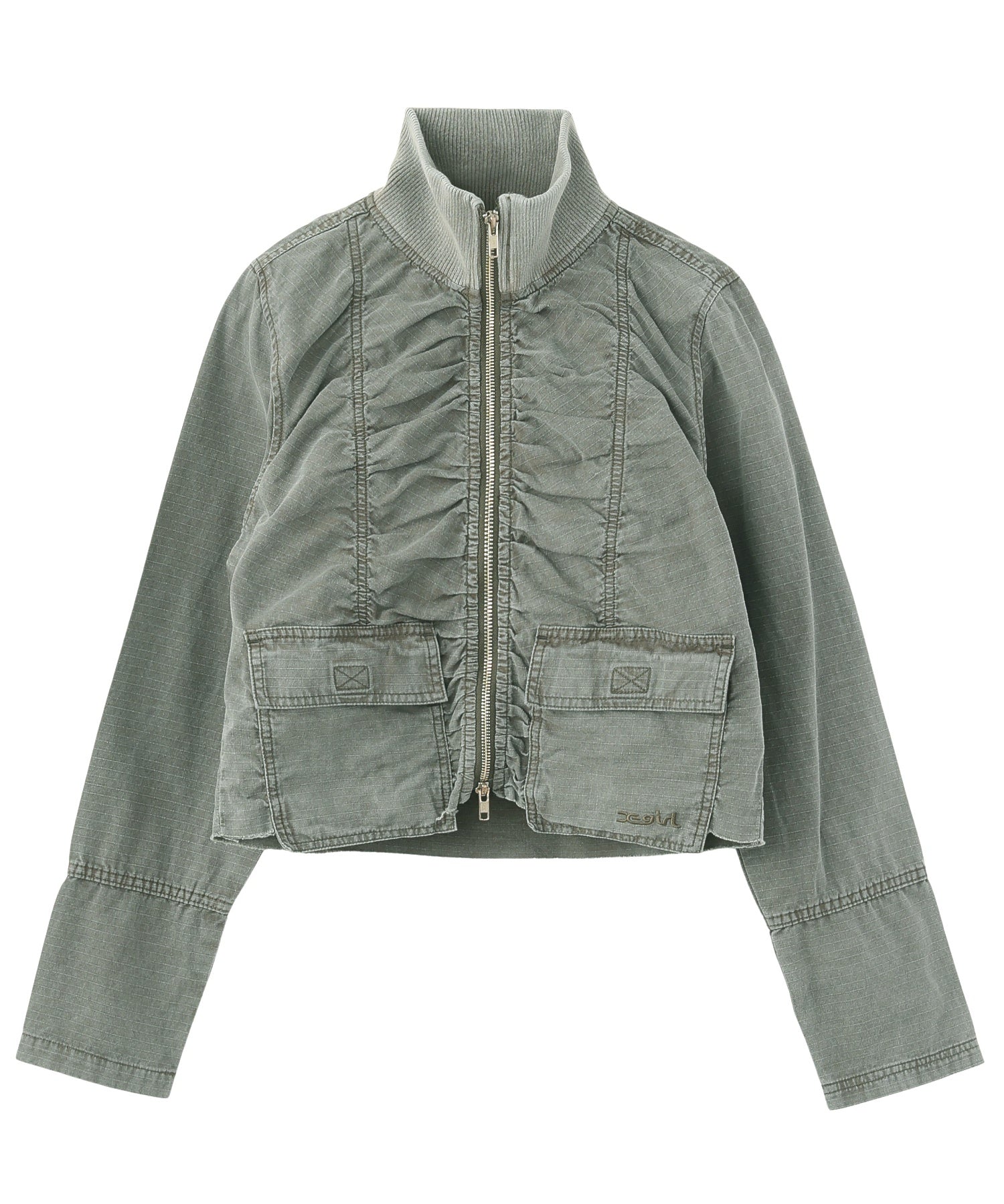 SHIRRING SHIRT JACKET