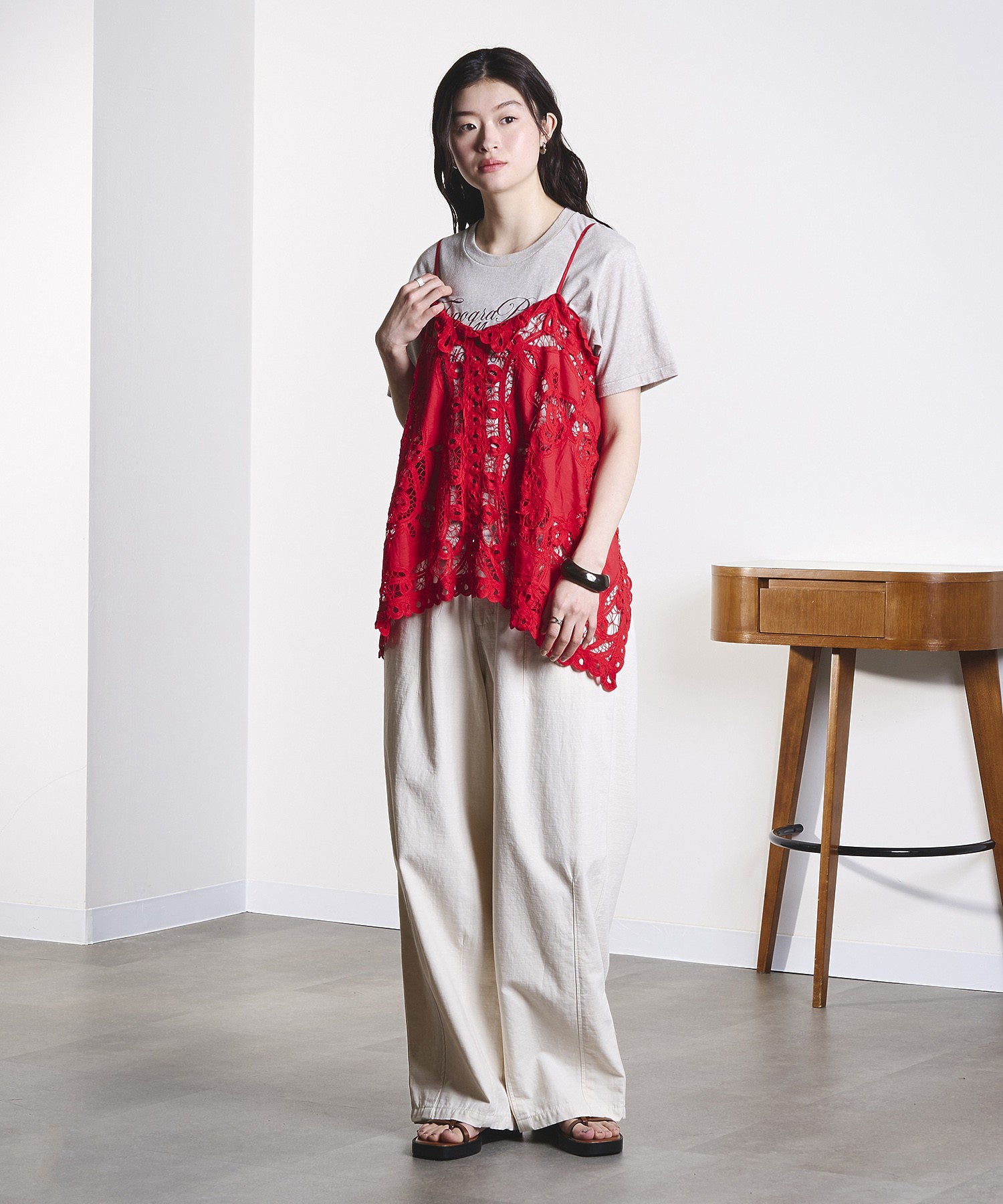 model:171cm 着用サイズ:ONE SIZE