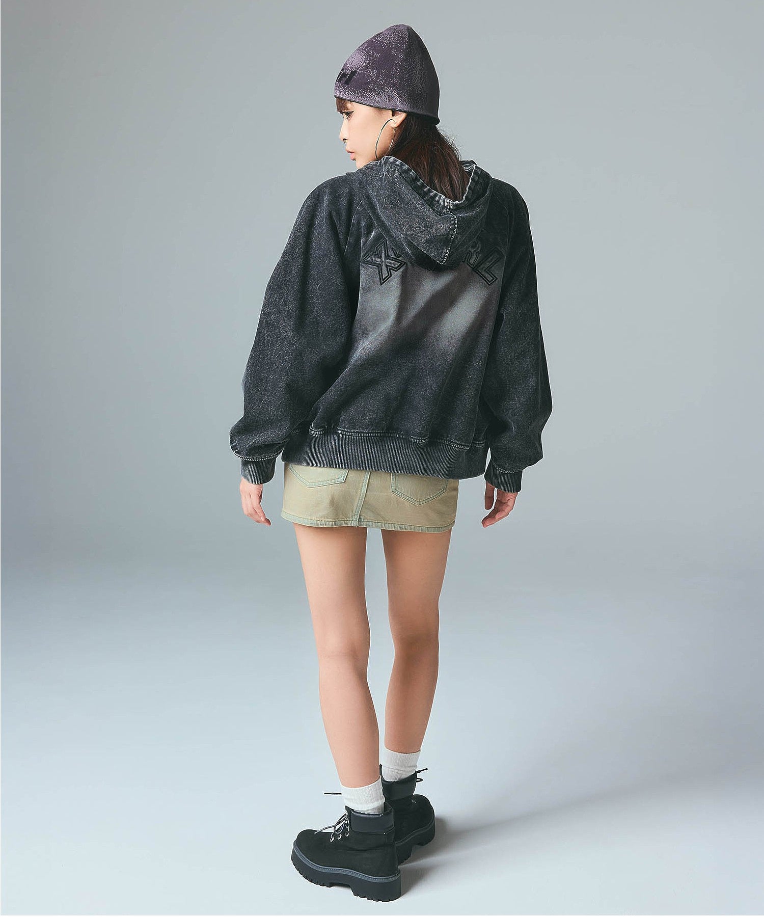 ARCH LOGO HOODED JACKET