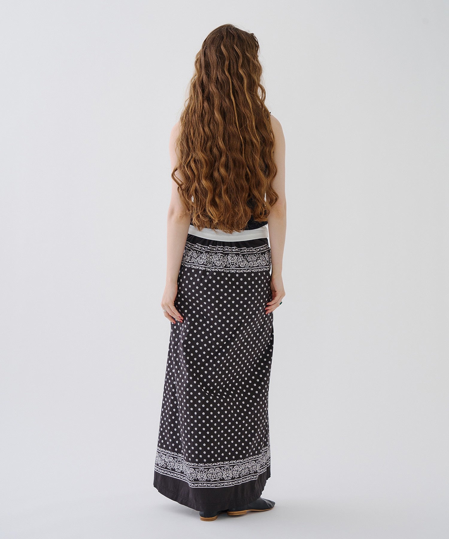 【ROSE BUD別注】INDIA IS BEAUTIFUL/PRINTED SKIRT
