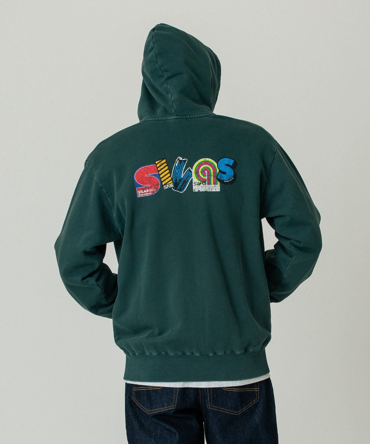 STICKER BOMB ZIP HOODIE
