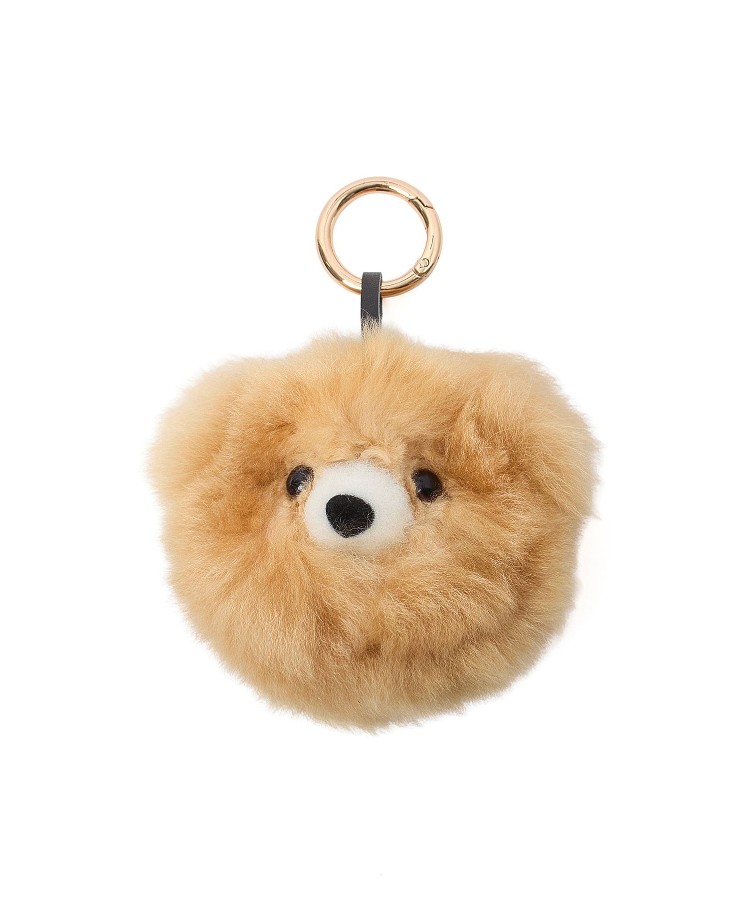 COSY/SMALL BEAR HEAD BABY ALPACA KEY RING