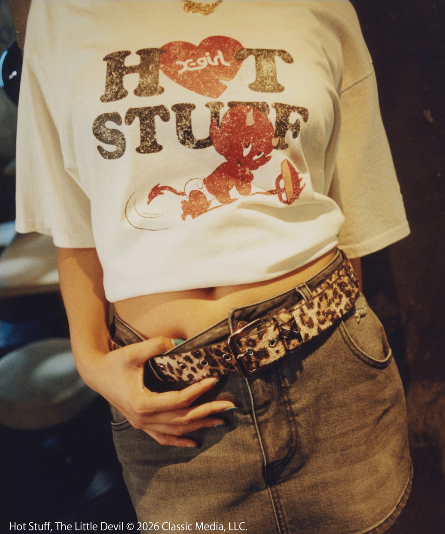 X-girl | HOT STUFF FADED S/S TEE