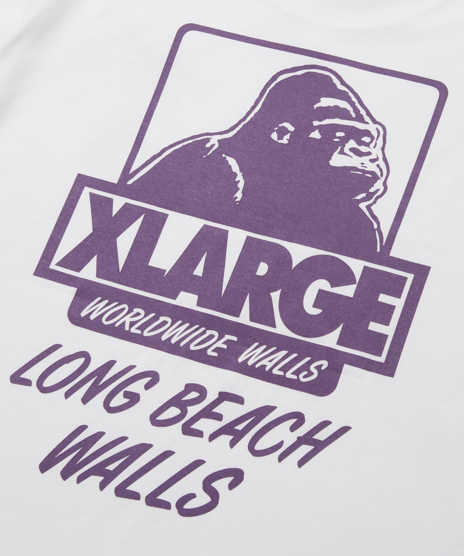 XLARGE×LONG BEACH WALLS 2026 S/S TEE calif-ART