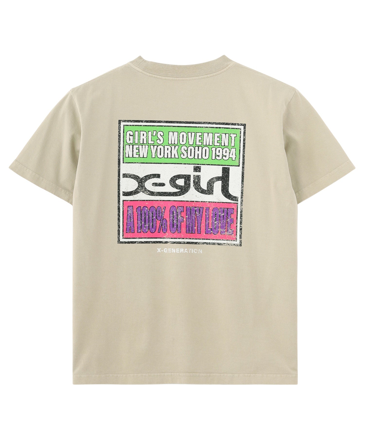 FADED HARD COLORS BOX LOGO S/S TEE