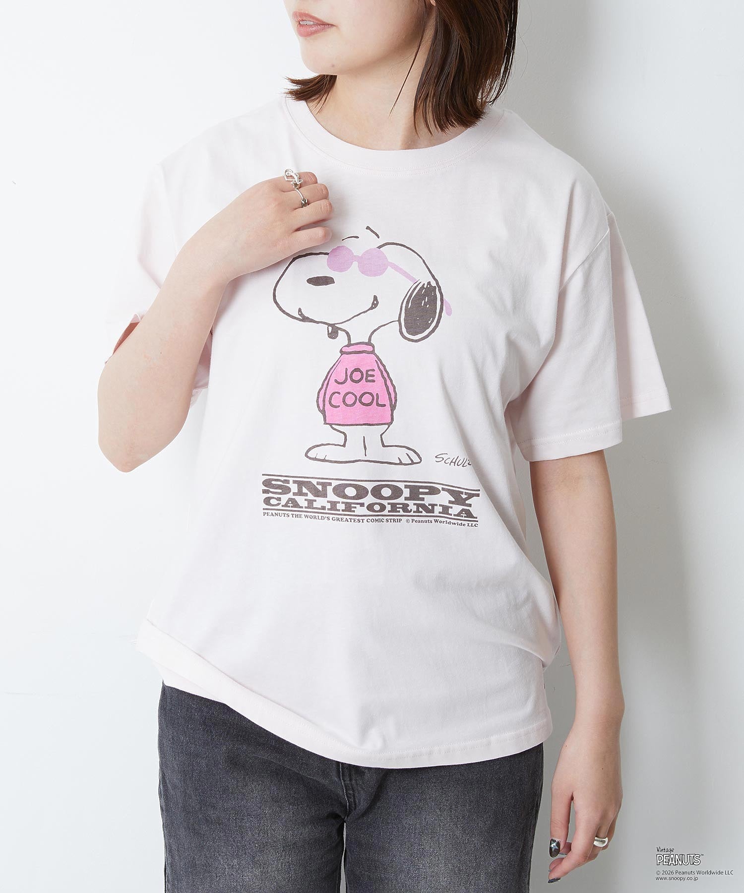 MILKFED. × PEANUTS / JOE COOL S/S TEE