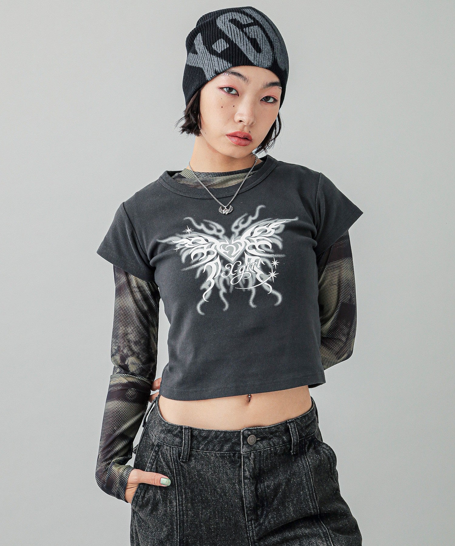 TRIBAL BUTTERFLY S/S BABY TEE