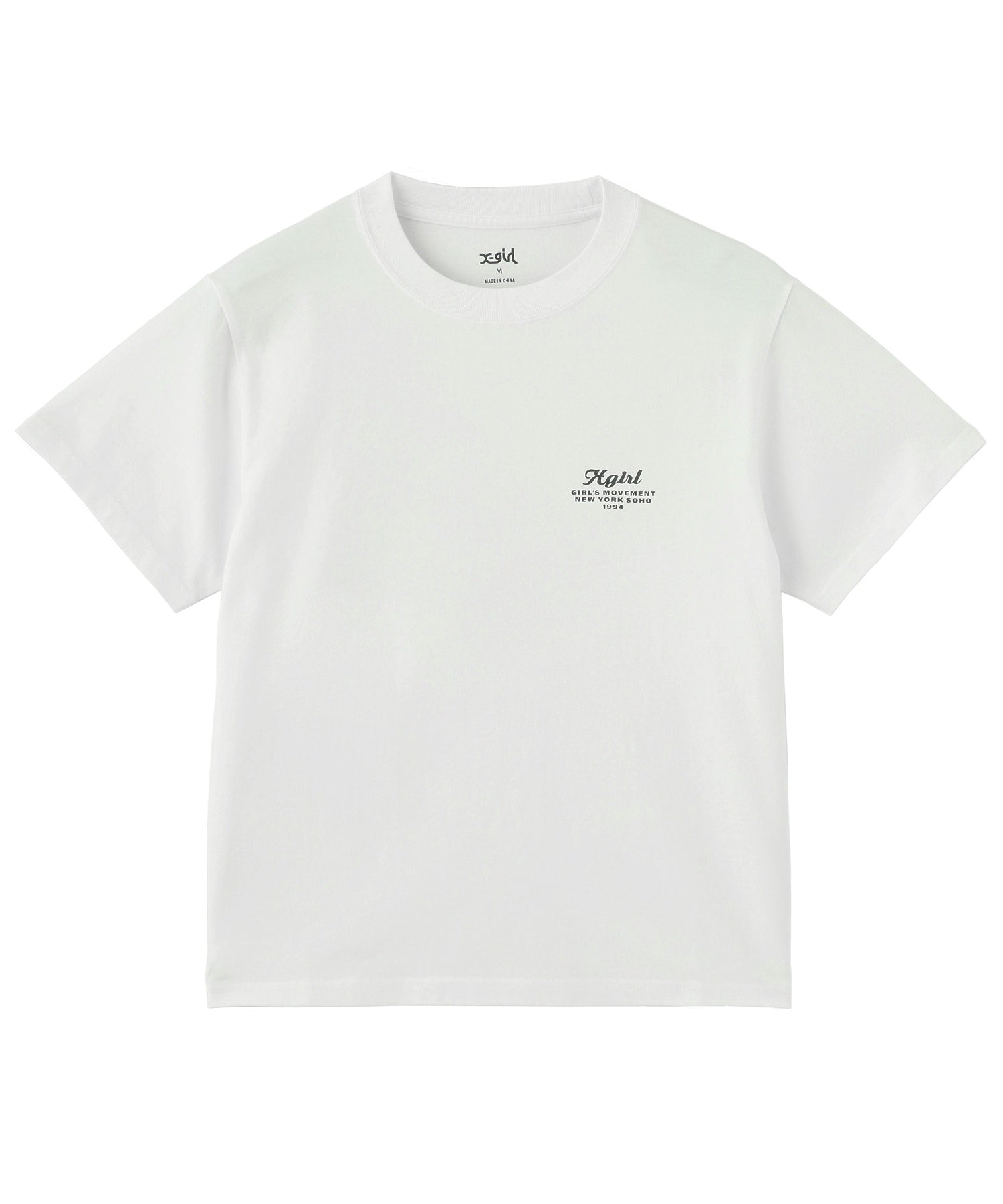 SAFETY PIN AND HEART LOGO S/S TEE