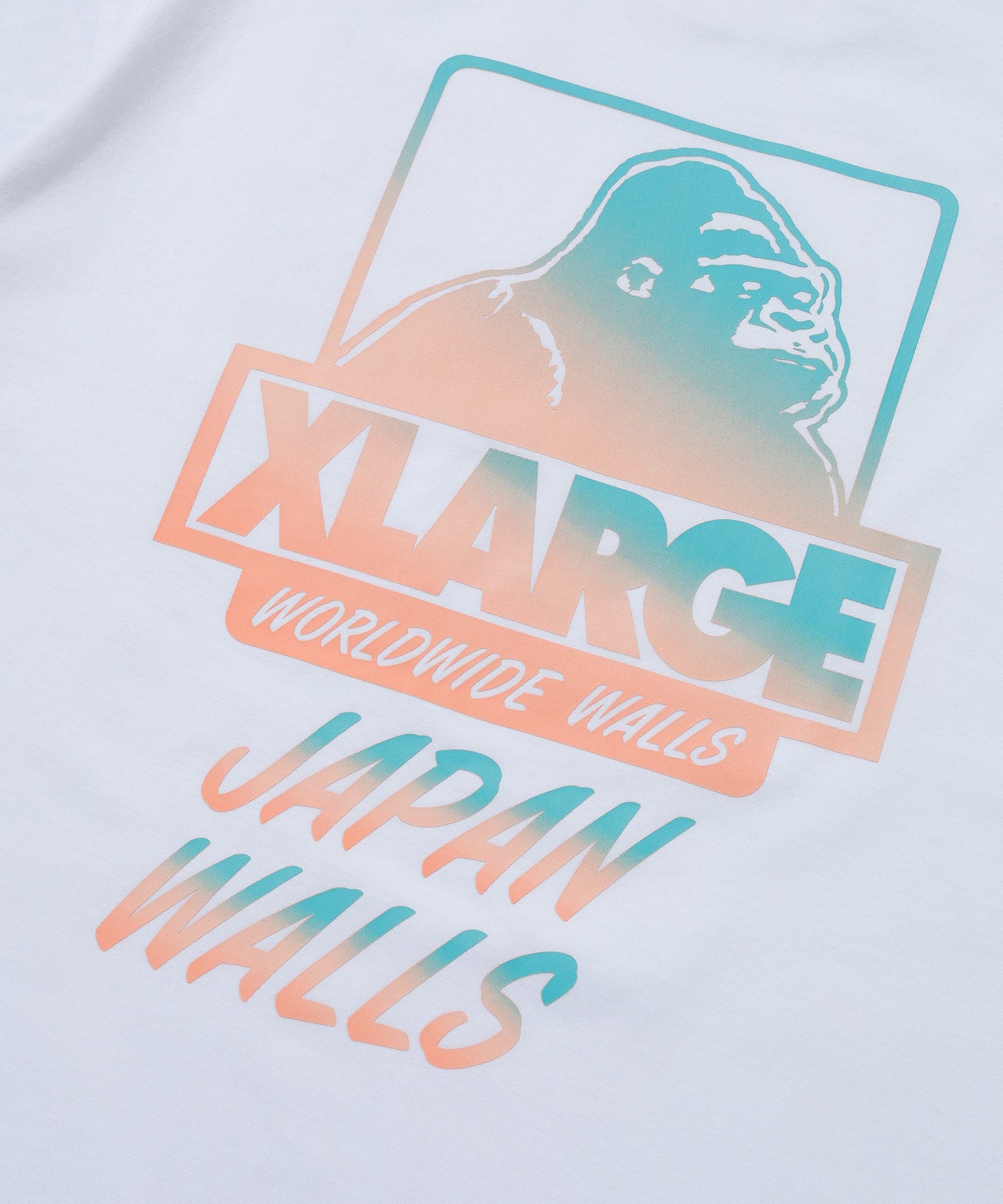 XLARGE×JAPAN WALLS 2024 S/S TEE calif-ART