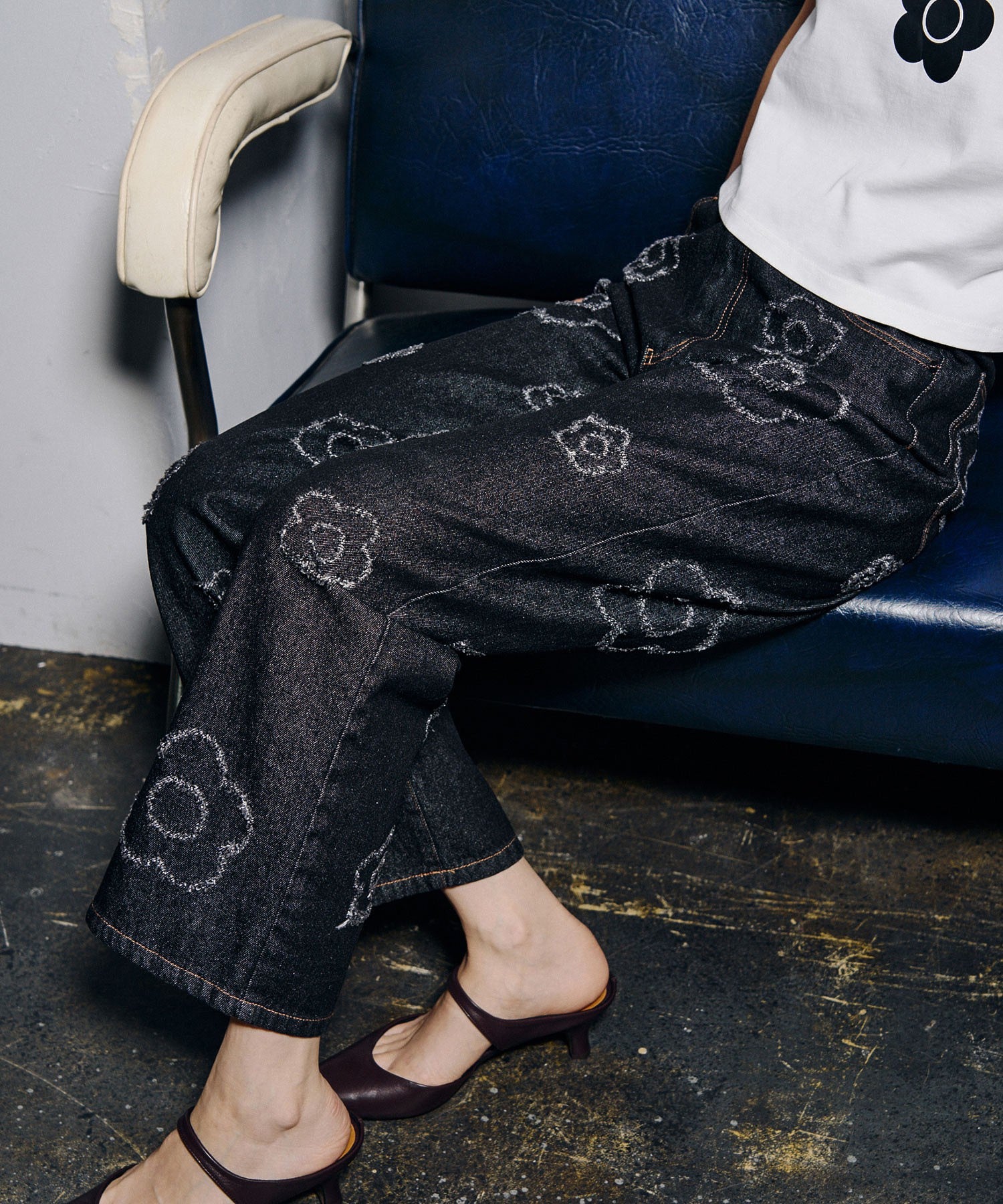 MARY QUANT/DAISY DENIM PANTS