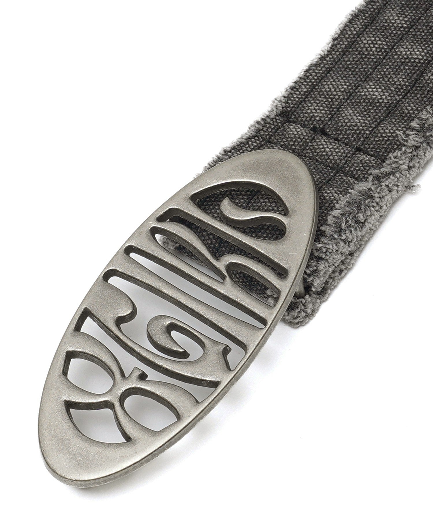 METAL OVAL LOGO BUCKLE BELT