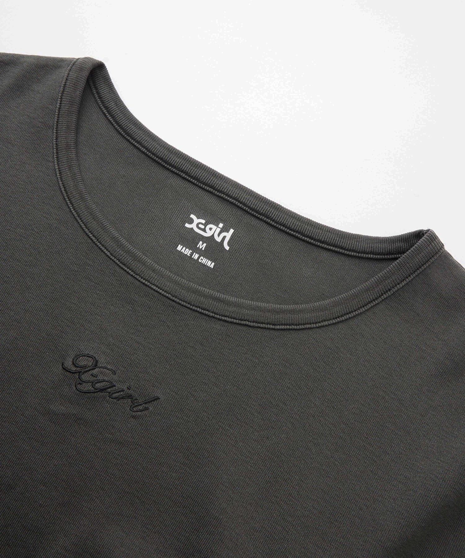 FADED DRAWSTRING L/S TOP