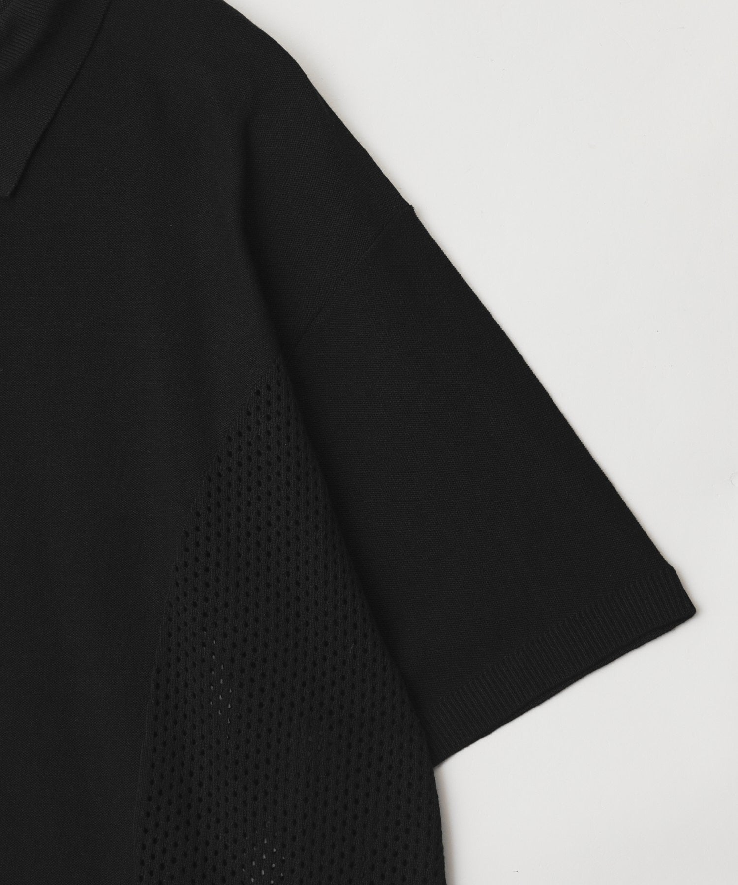 BAL/バル/VENTILATION MESH KNIT ZIP POLO 2143