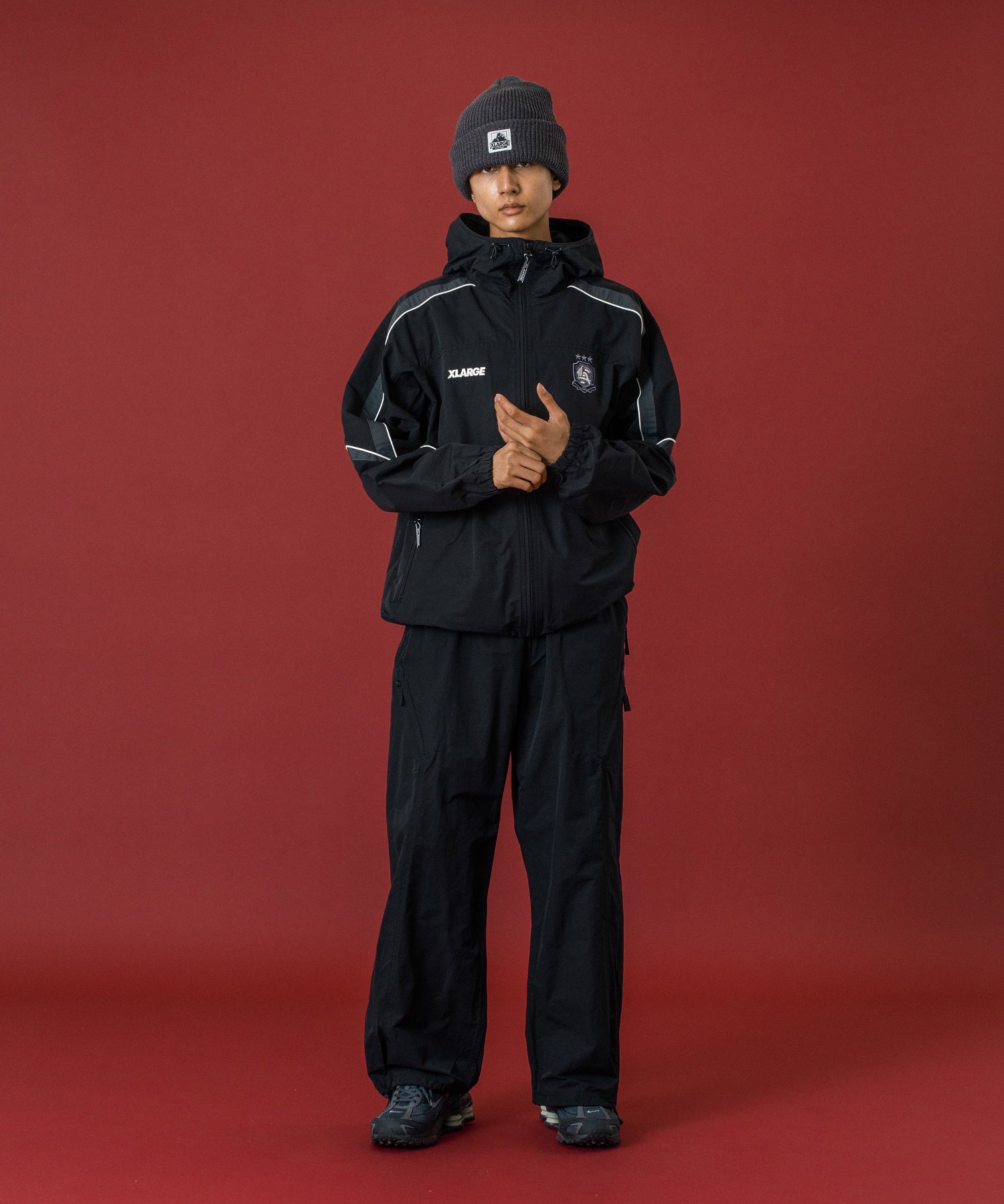 HOODED TRACK JACKET