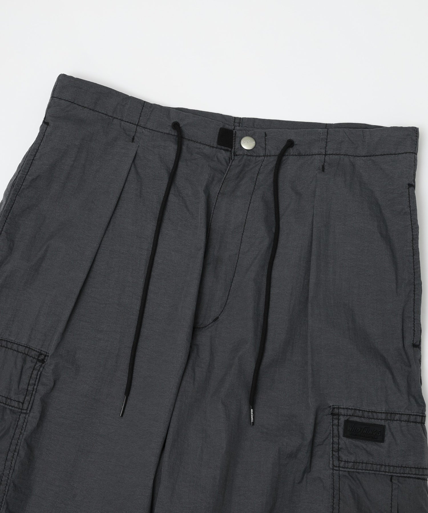 WILDTHINGS/ワイルドシングス/DOUBLE DYED NYLON CARGO SHORTS WT26011AD