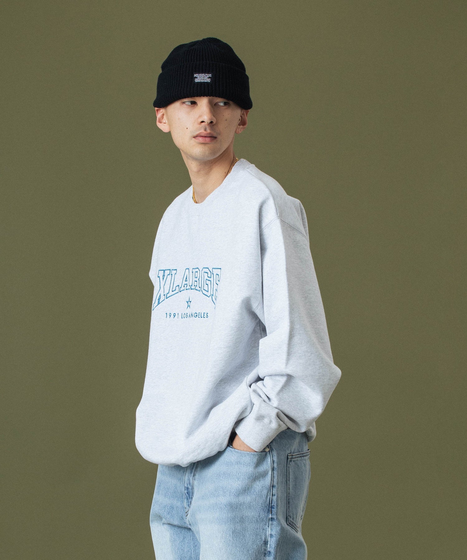 BRIDGE LOGO CREWNECK SWEATSHIRT