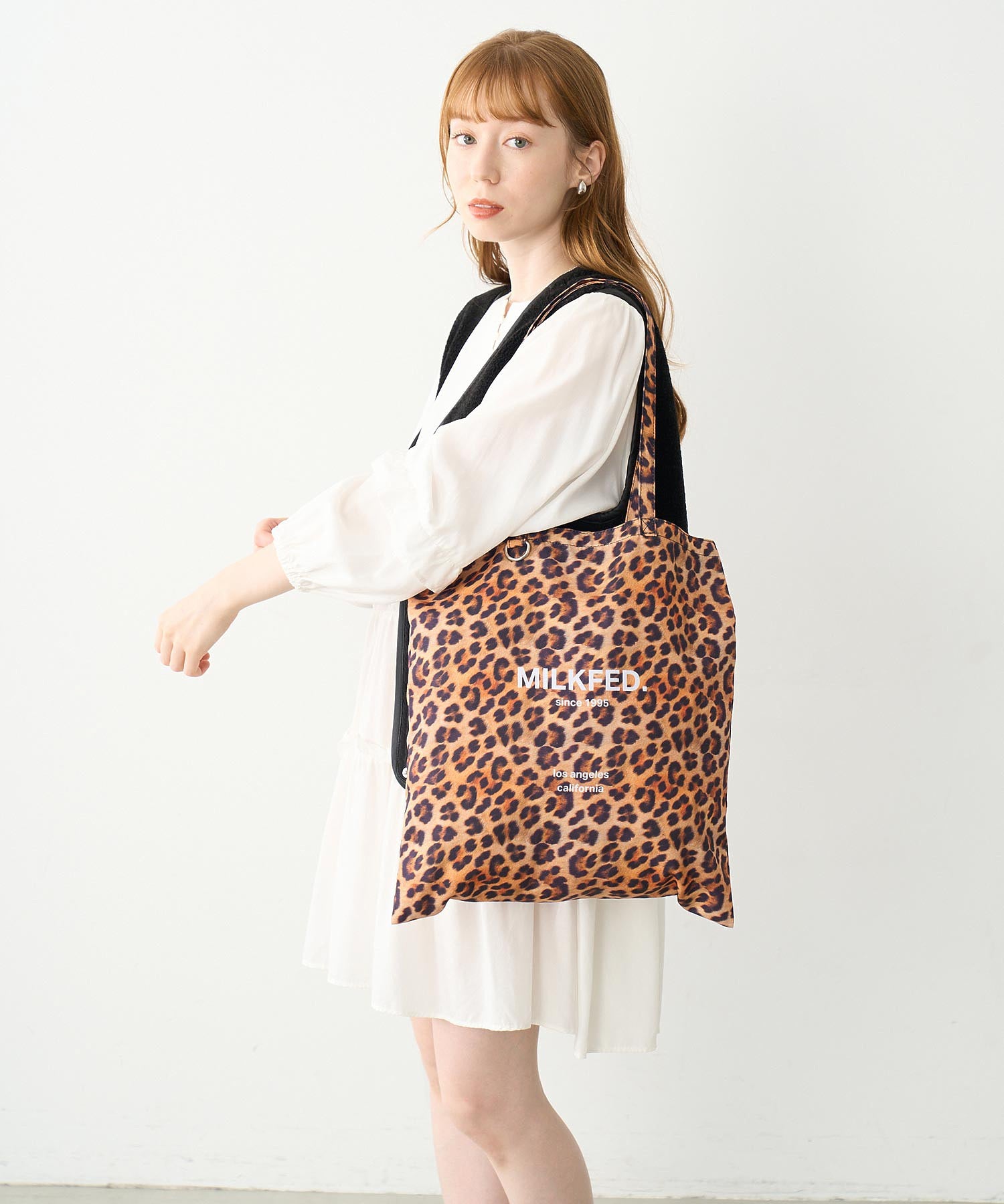 LEOPARD FLAT TOTE