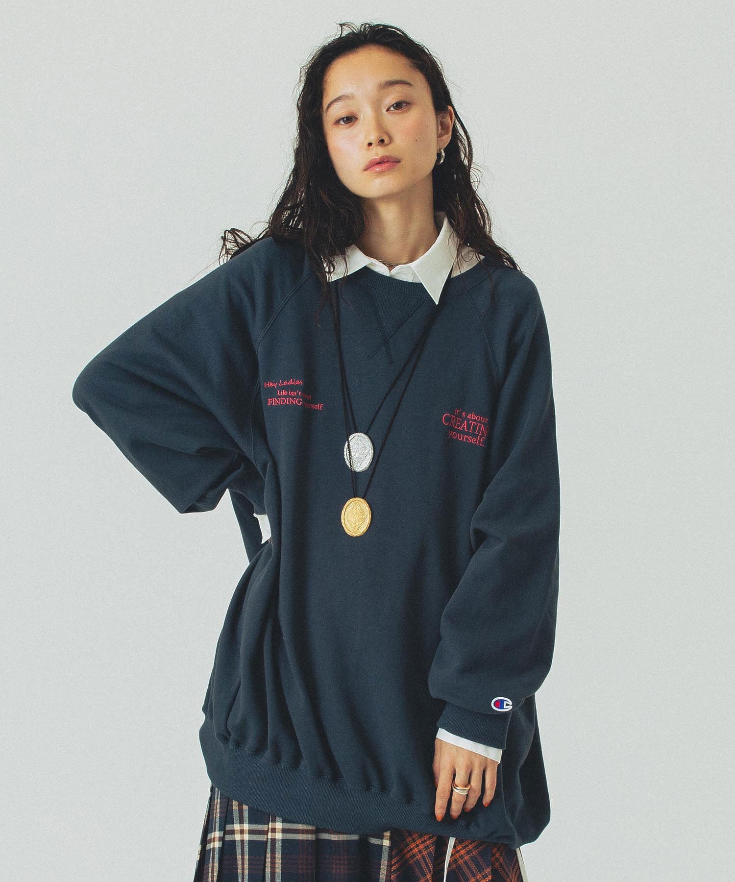 model:161cm 着用サイズ:ONE SIZE