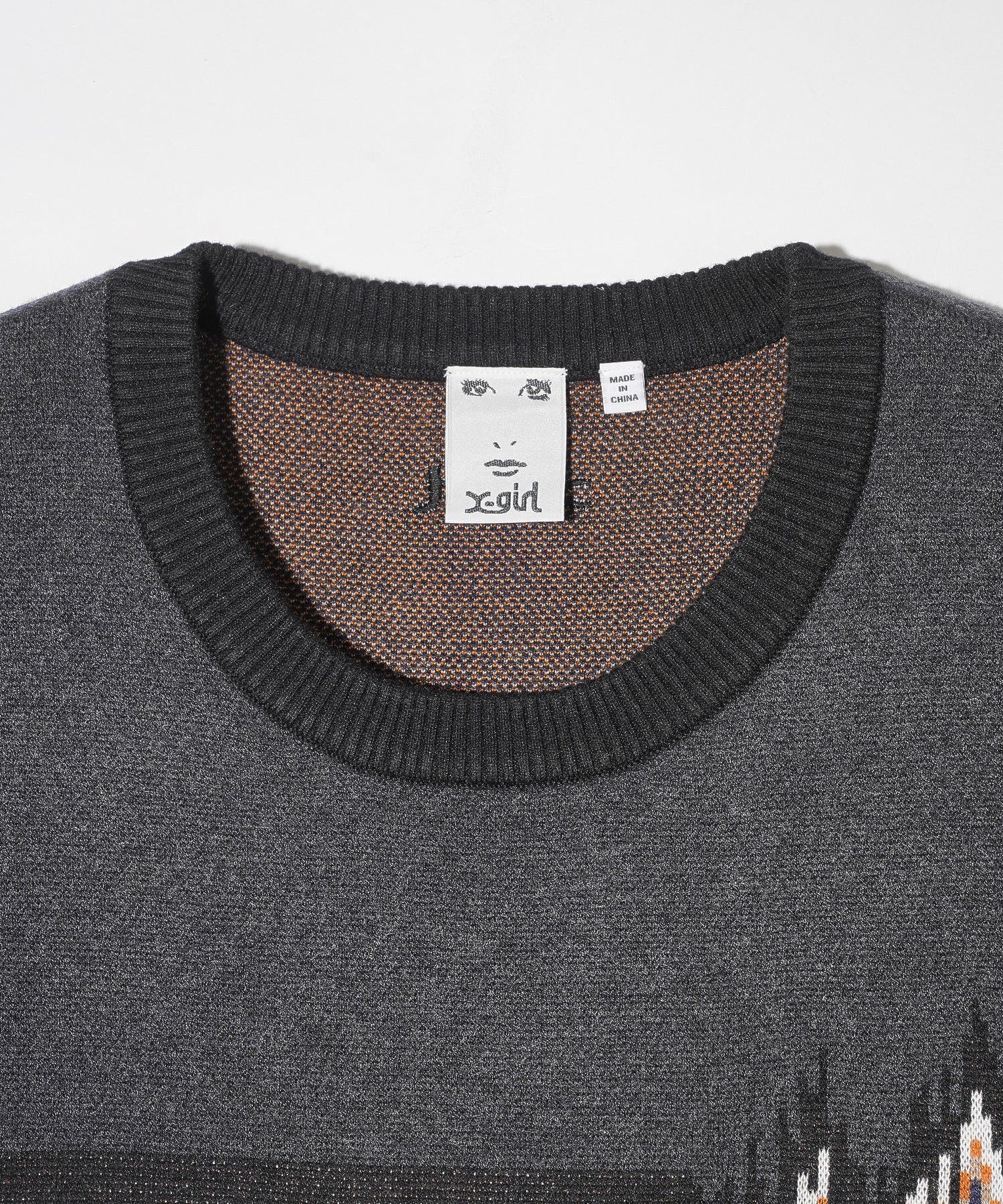 NOISE LINE KNIT TOP X-girl