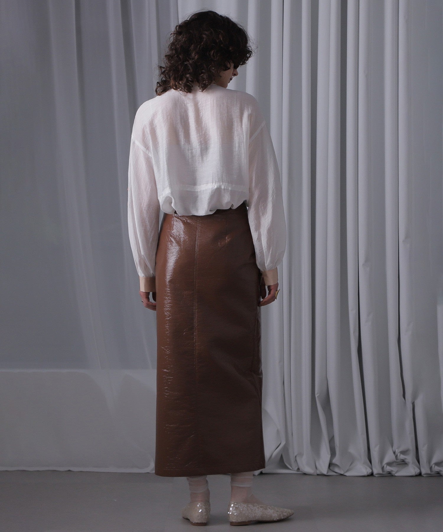 コードエンブロイダリーブラウス