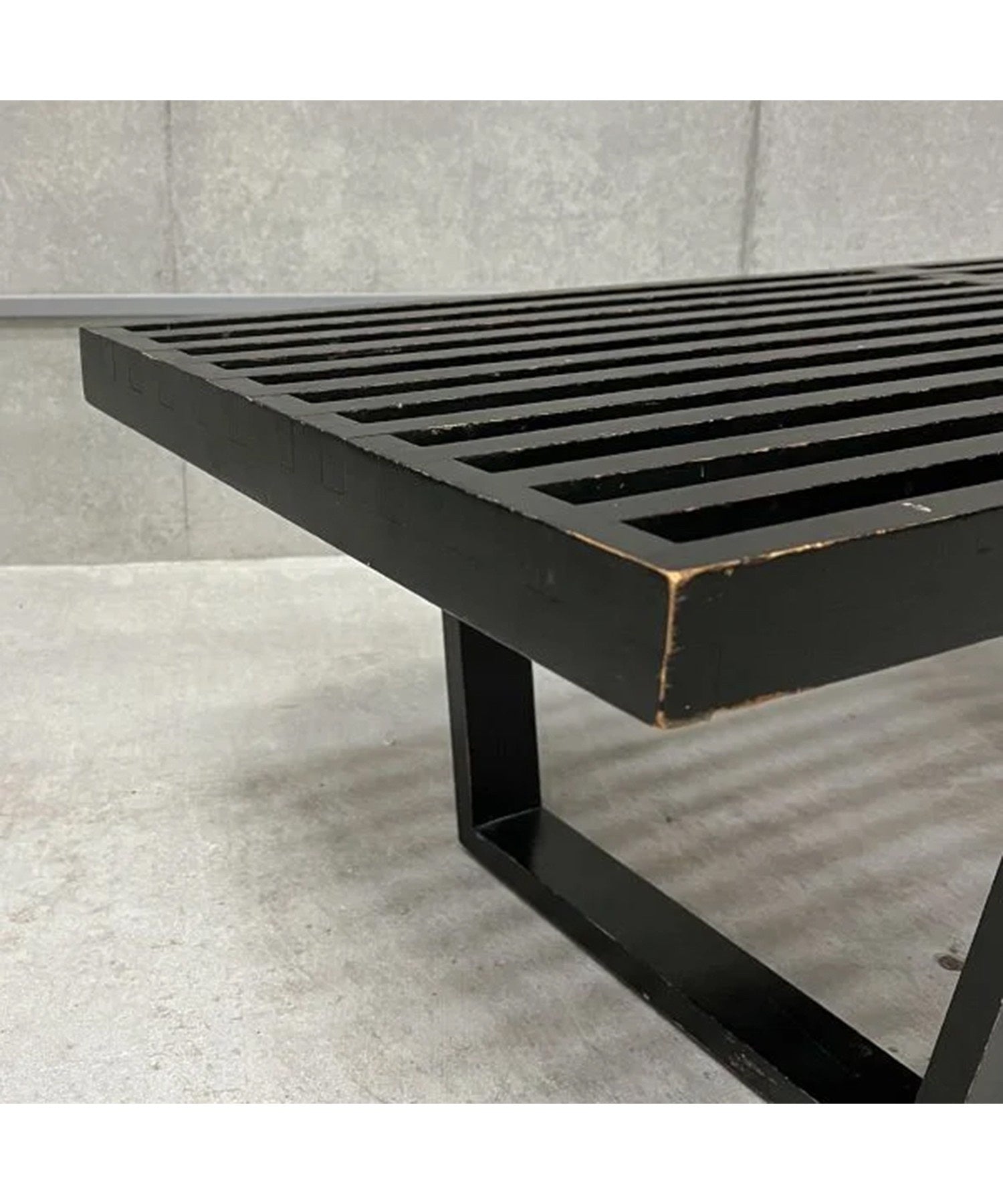 HermanMiller George Nelson Platform Bench Black